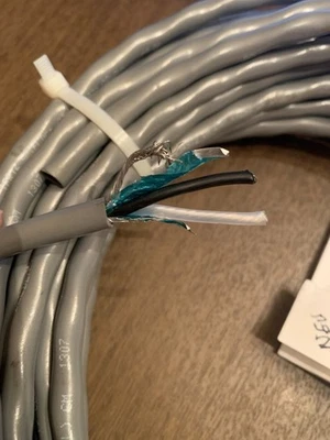 Belden 8719 060U1000 Multiconductor Cable, 1 Pair, 16AWG, 19x29, Shielded Chrome - Image 1 of 3