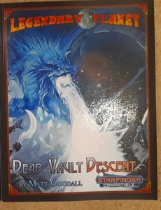 LEGENDARY PLANET DEAD VAULT DESCENSO PARA STARFINDER COMP LIBRO DE JUEGOS RPG EN MUY BUENA CONDICIÓN - Imagen 1 de 1