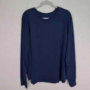 REI Active Pursuits Shirt Mens 3XL Layer Soft Casual Long Sleeve UPF 50 Blue NEW - Picture 1 of 10