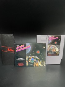 Star Voyager (Nintendo Entertainment System NES) Cartridge, Manual & Sleeve!