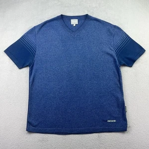 Versace Jeans Couture Vintage Blue T-Shirt Short Sleeve Jumper Size Large - Picture 1 of 11