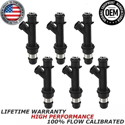 Inyectores de combustible Delphi x6 OEM para Buick LeSabre Pontiac Bonneville 2000-05 3,8 l Foto 1 de 4