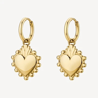 Orecchini Brosway CHAKRA cerchio con cuore  BHKE197 - Immagine 1 di 3