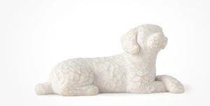 Willow Tree Love My Dog (klein, liegend), geformte handbemalte Figur - Bild 1 von 6