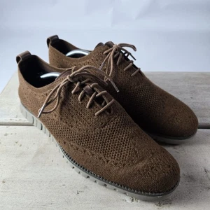 Zapatos Oxford Cole Haan Zerogrand Stitchlite para hombre talla 12 M marrón Java C30157 - Imagen 1 de 13