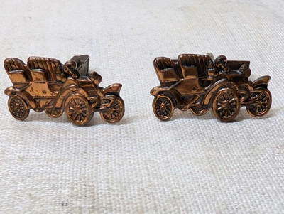 Gemelos tono bronce coche Ford modelo T Foto 1 de 4