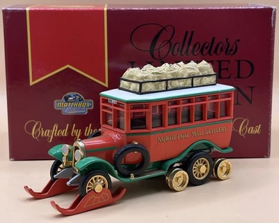 Matchbox Very Rare YYM36793 Scania Post Bus - North Pole Christmas Yesteryear - Image 1 of 4
