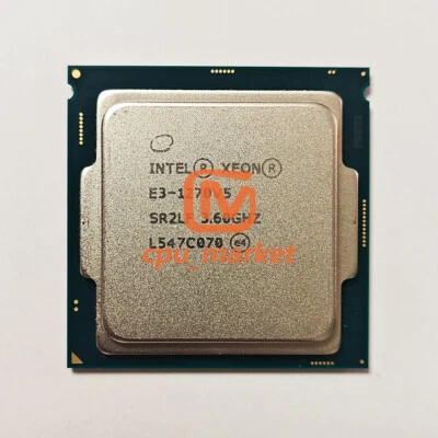 Intel Xeon E3-1270v5 SR2CP SR2LF 3.6GHz 4 Cores 8T 8MB 80W LGA1151 CPU Processor - Image 1 of 2