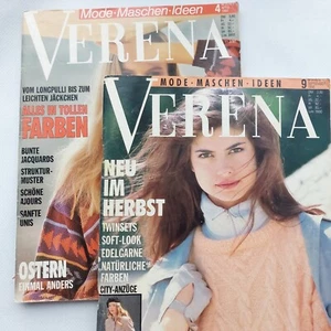 Set 2 VERENA 4,9 /1992 Stricken, Häkeln Modemagazine deutsche Sprache  - Bild 1 von 9