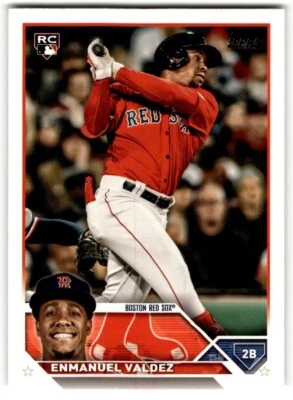 2023 Topps Update Enmanuel Valdez Rookie #US310 Boston Red Sox - Image 1 of 2