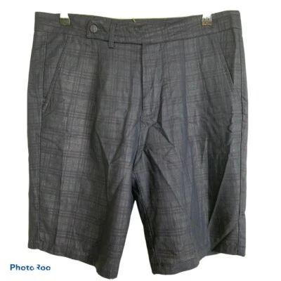 Pantalones Cortos Raf Simons Para Hombre Talla 50 (Cintura 35) Mezcla Lana Azul A Cuadros Plisados Delanteros Foto 1 de 4