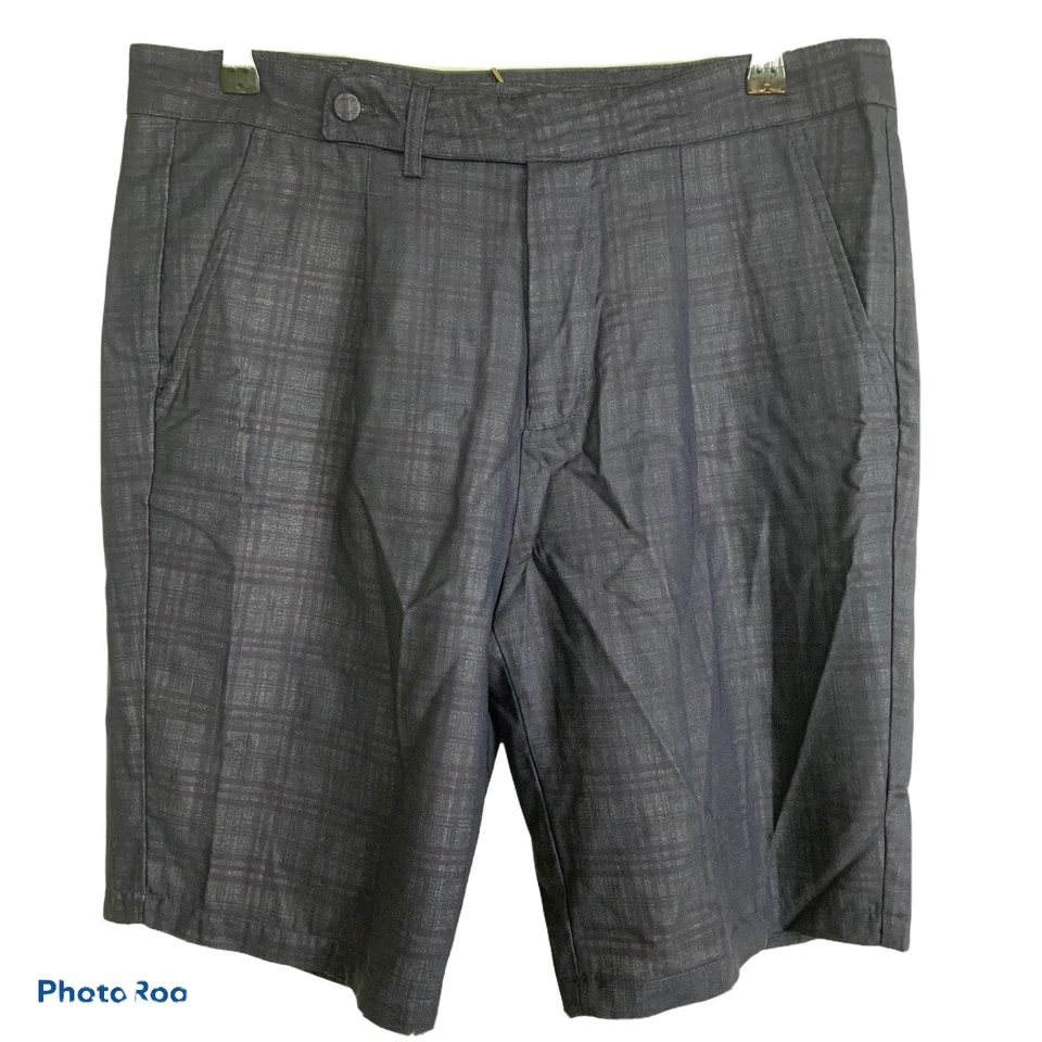 Pantalones Cortos Raf Simons Para Hombre Talla 50 (Cintura 35) Mezcla Lana Azul A Cuadros Plisados Delanteros Foto 1 de 4