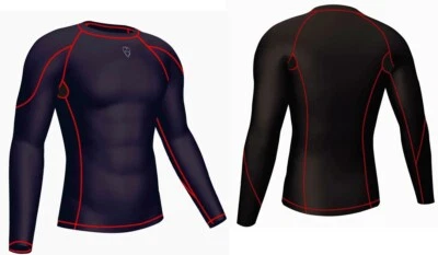Thermal Compression Shirt for Men – Long Sleeve Athletic Base Layer - Image 1 of 4