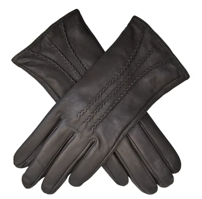 Nuevos guantes de cuero súper suaves reales de alta calidad premium para mujer forrados cálidos de invierno Foto 1 de 4
