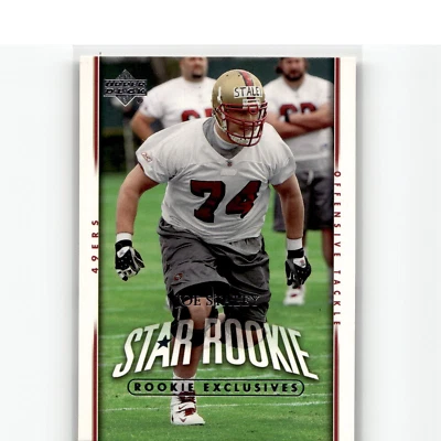2007 Upper Deck Joe Staley Star Rookie Exclusive #261 49ers - Image 1 of 2
