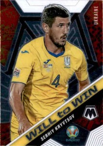 2021 Panini Mosaic UEFA Euro 2020 Will to Win #23 SERHIY KRYVTSOV  Ukraine 