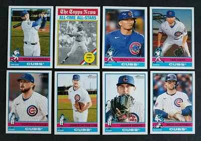 2025 Topps Heritage CHICAGO CUBS Team Set BANKS TUCKER