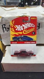 NIB 2006 1965 CHEVELLE MALIBU RED HW HOT WHEELS CLASSICS 1/64 SERIES 3 #3 - Picture 1 of 3