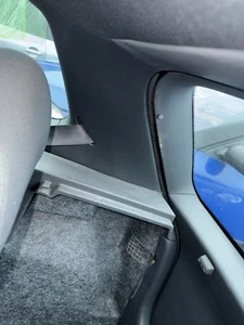 1x Polo 9N C-Pillars Fairing Black Cover C-Pillar Boot 3-Tür Right - Imagen 1 de 2