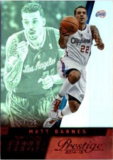 2014-15 Prestige Premium Bonus Shots Red Basketball Card #117 Matt Barnes /199