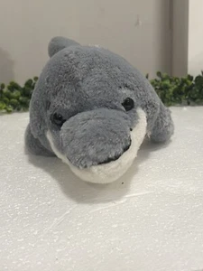 Ganz Webkinz Dolphin Plush Gray Toy Stuffed Animal Bottle Nose Soft Sea No Code - Picture 1 of 5