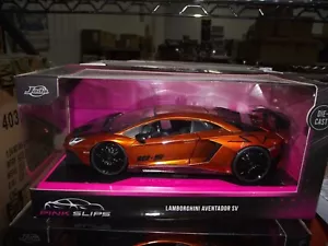 Jada 1/24 pink slips Lamborghini Aventador SV orange NIB - Picture 1 of 1