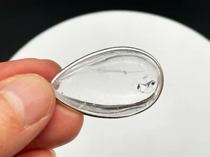 Black Moving Bubble Enhydro Quartz Crystal Crystal Jewelry Pendant E050125 - Picture 1 of 6