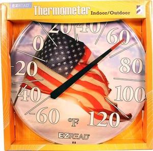 Gegenwind Verbraucher Ezread Zifferblatt Thermometer - amerikanische Flagge Null Null - Bild 1 von 1
