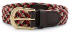 STREEZE 30mm Multicoloured Stretch Belt with Gold Buckle