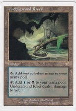 MTG SEVENTH EDITION- UNDERGROUND RIVER- Un-Played, Near Mint Nice!
