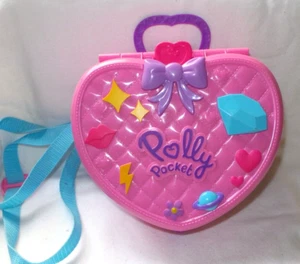 POLLY POCKET MATTEL COFFRET FÊTE FORAINE TRANSPORTABLE + 2 MINI-FIGURINES - Picture 1 of 11