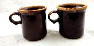 McCoy Coffee Mugs # 1412 Gourmet Brown USA - Picture 1 of 3