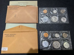 (2) 1960 US MINT PROOF SETS, w/ 90% SILVER COINS, in ALL OGP, GREAT COINS!!! - Picture 1 of 6