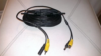 10X Swann 60ft Security RCA Camera Mail /Female Video Power Cable total 600ft - Image 1 of 3