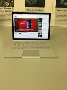 Microsoft SurfaceBook 13.5" 128GB SSD Core i5 6th gen 2.40GHz 8GB RAM WIN 11 PRO - Picture 1 of 21