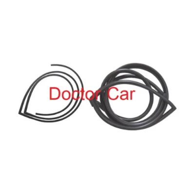 Front+Rear Windshield Black Rubber Seal For 1991-99 Toyota Corolla E100 E101 4Dr Foto 1 de 3