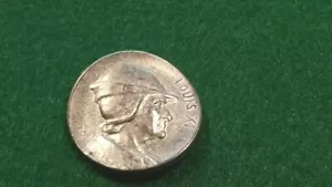 Jeton incurvé à l'effigie de Louis XI  ( 30 mm )📌5a. - Imagen 1 de 1