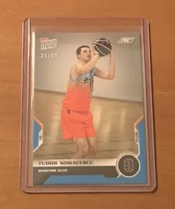 2021 TOPPS NOW OVERTIME ELITE #D19 TUDOR SOMACESCU (RC) - NUMBERED 38/49 BLUE - Picture 1 of 2