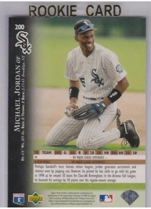 MICHAEL JORDAN ROOKIE LOT OF 2 w/HARRY CARAY 1995 UPPER DECK CHICAGO WHITE SOX - Picture 1 of 2