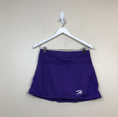 Jiggy Skirts Women's Mesh Pull-On Athletic Workout Gym Skorts Stretch Purple M • 16€