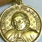 Rare XIXe Médaille Du Vénérable  Louis Marie Baudouin Plaqué Or