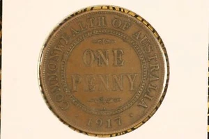 1917 - Australia Penny - F - Picture 1 of 2