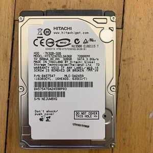 Hitachi Travelstar 7K320 HTS723232L9A360 320GB Internal 7200RPM 2.5" (0A57547) H - Afbeelding 1 van 4