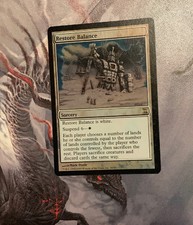 Restore Balance Played Foil MTG Time Spiral Magic The Gathering