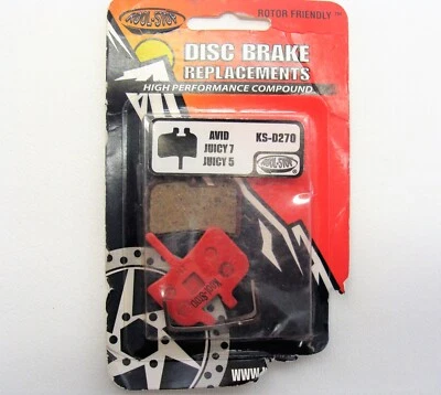 ~ 1 Nuevo Juego de Pastillas de Freno de Disco KOOL-STOP KS-D270 AVID Juicy 5 - 7 BB7 ~ Foto 1 de 4