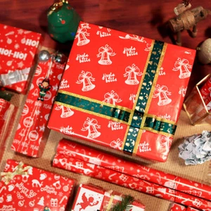70*50CM Christmas Gift Wrapping Paper Xmas Present Packing Paper Sheet Decor DIY - Picture 1 of 17