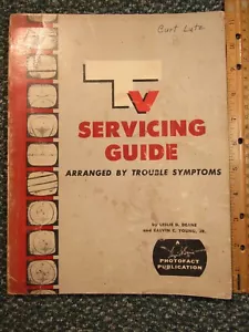 Guía de servicio de TV Sams Photofact ~ Organizada por síntomas de problemas ~ 1965 - Imagen 1 de 5