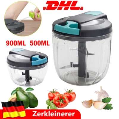 Zerkleinerer Multi Gemüseschneider Universal Obst Fleisch Nüsse Zwiebelhacker - Bild 1 von 4