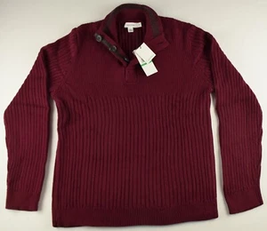 Calvin Klein Herren Pullover - bordeauxrot - Größe L - Bild 1 von 8