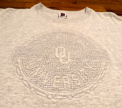 Vtg Oklahoma University Shirt - XL Boa Sportswear - OU Sooners Single Stitch USA - Image 1 of 4